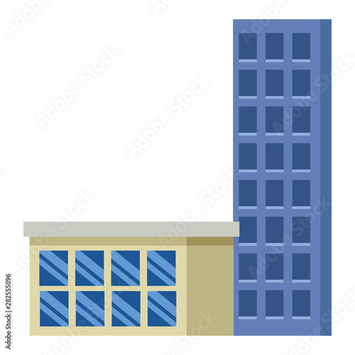 Office buildings and skyscraper real estates