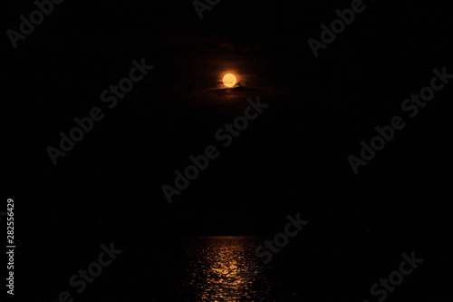 Buck Moon Full Moon Over Water © Rhonda Ravenkamp