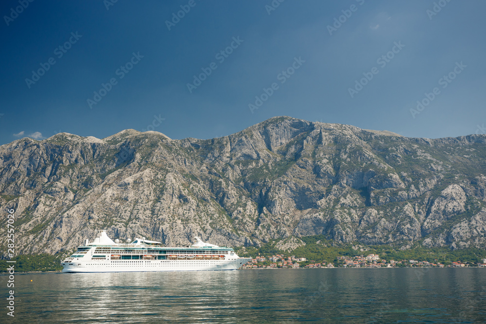 Kotor bay cruise ship, Montenegro Kotor bay cruise ship, Montenegro
