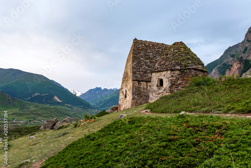Wallpaper Mural View of medieval tombs in City of Dead near Eltyulbyu, Russia Torontodigital.ca