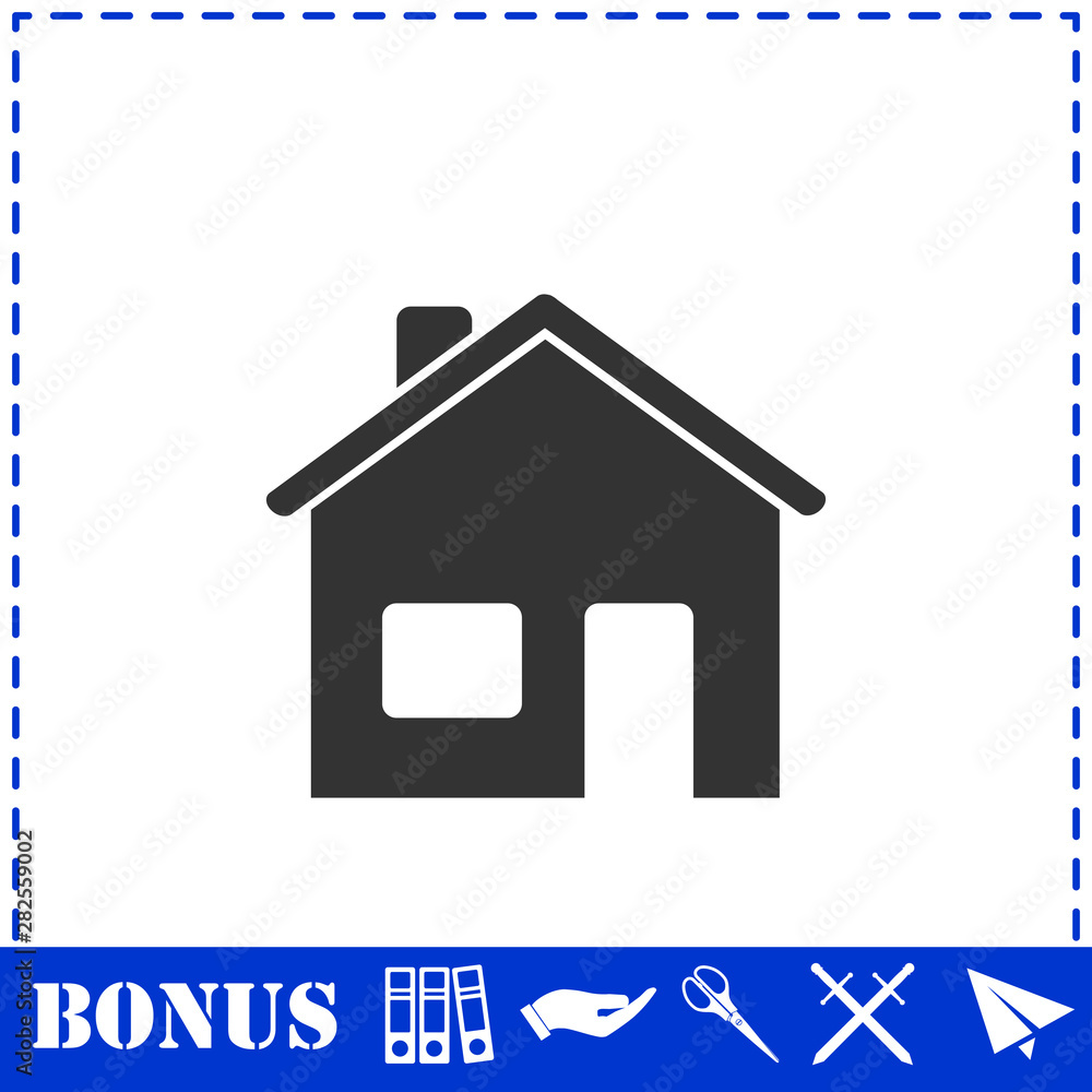 Home icon flat Home icon flat