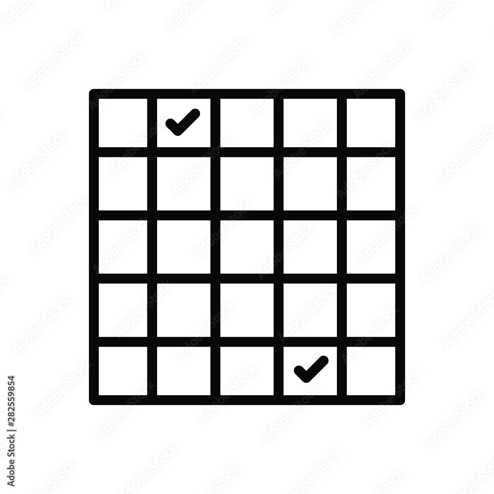 Black line icon for occasionally Black line icon for occasionally