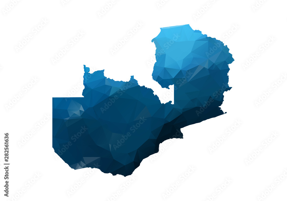 Vector Map - Blue Geometric Rumpled Triangular. Low poly map of Afghanistan. contour/shape map isolated on white background. Vector Map - Blue Geometric Rumpled Triangular. Low poly map of Afghanistan. contour/shape map isolated on white background.