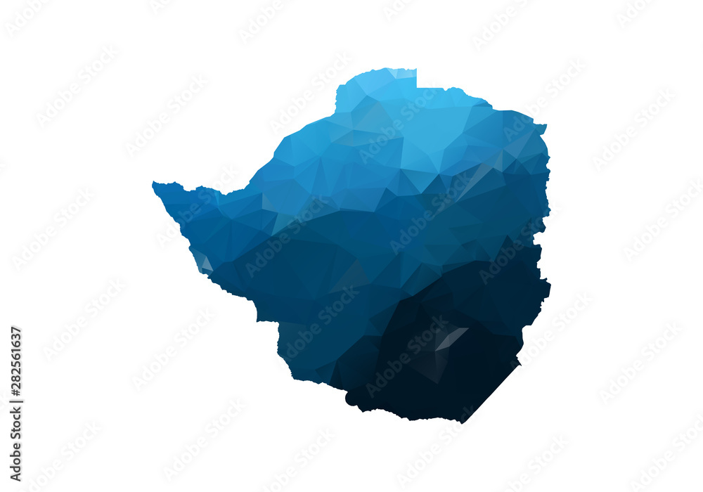 Vector Map - Blue Geometric Rumpled Triangular. Low poly map of Afghanistan. contour/shape map isolated on white background. Vector Map - Blue Geometric Rumpled Triangular. Low poly map of Afghanistan. contour/shape map isolated on white background.