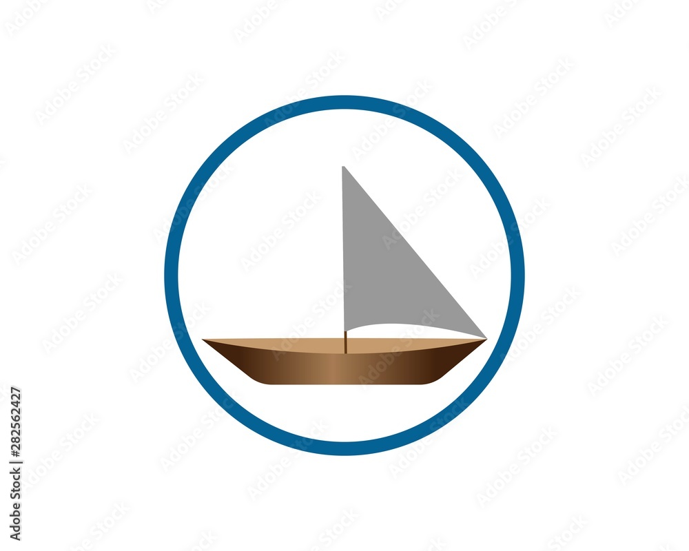 Fototapeta premium cruise ship Logo Template vector icon design
