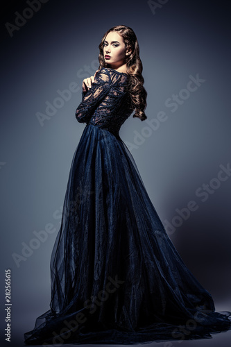 Canvastavla evening long dress