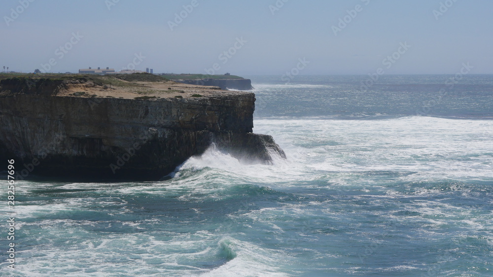 California coastal waves and cliffs, Monterey Bay California coastal waves and cliffs, Monterey Bay
