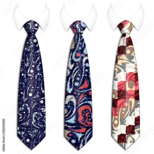 A set of ties for men s suits Fototapet