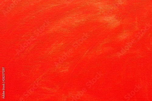 Abstract red tempera painting background photo