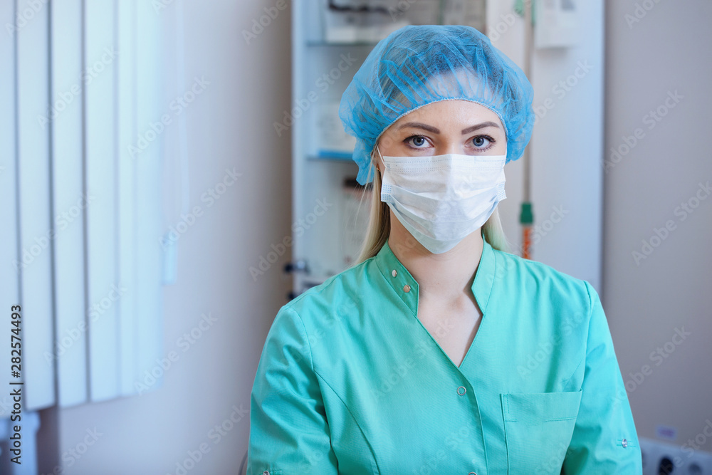 Fototapeta premium Nurse in medical office.