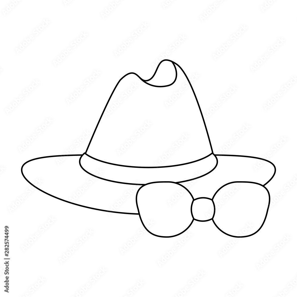 hat cap clothing fashion cartoon in black and white hat cap clothing fashion cartoon in black and white