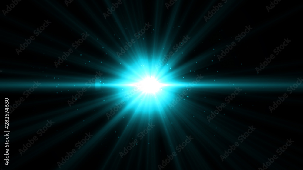 glowing abstract sun burst with digital lens flare.can your adjust the color of the light rays using adjustment layer like Gradient Selective Color, and create sunlight, optical flare