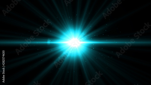 glowing abstract sun burst with digital lens flare.can your adjust the color of the light rays using adjustment layer like Gradient Selective Color, and create sunlight, optical flare