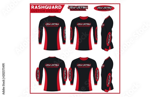 Rashguard jiu-jitsu custom design