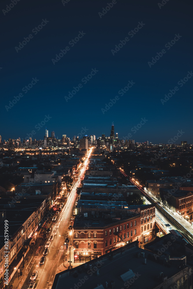 Obraz premium Chicago Skyline 
