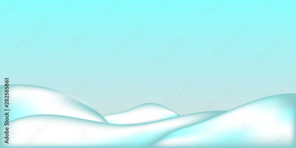 Realistic snowdrift isolated. Snowy landscape. Realistic snowdrift isolated. Snowy landscape.