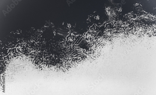 white paint texture on dark background 