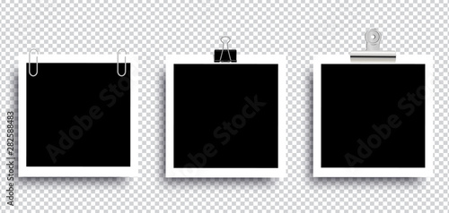 photo frame with paper clip