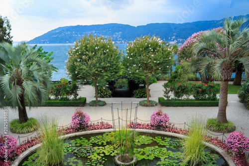 Vista Lago dal giardino dell' Isola Madre