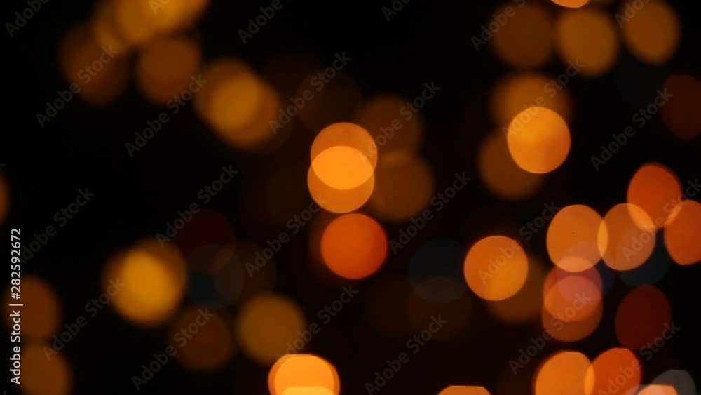 Background Bokeh Circles Colorful light of natural on a Black Background, Background Bokeh Circles Colorful light of natural on a Black Background,
