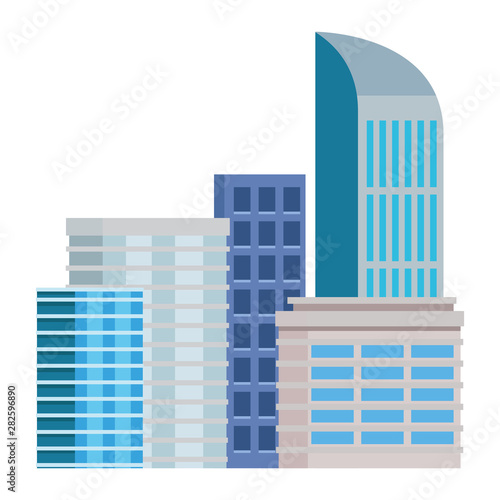 Office buildings and skyscraper real estates