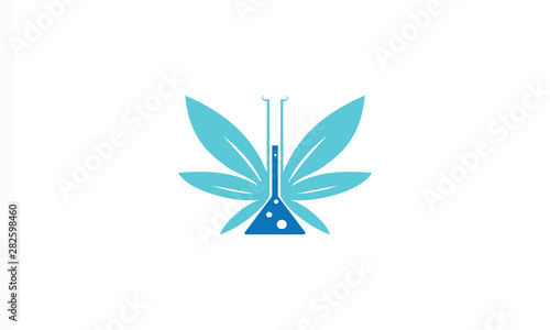 Natural lab logo designs concept, science and medicine creative symbol, Eco lab logo template