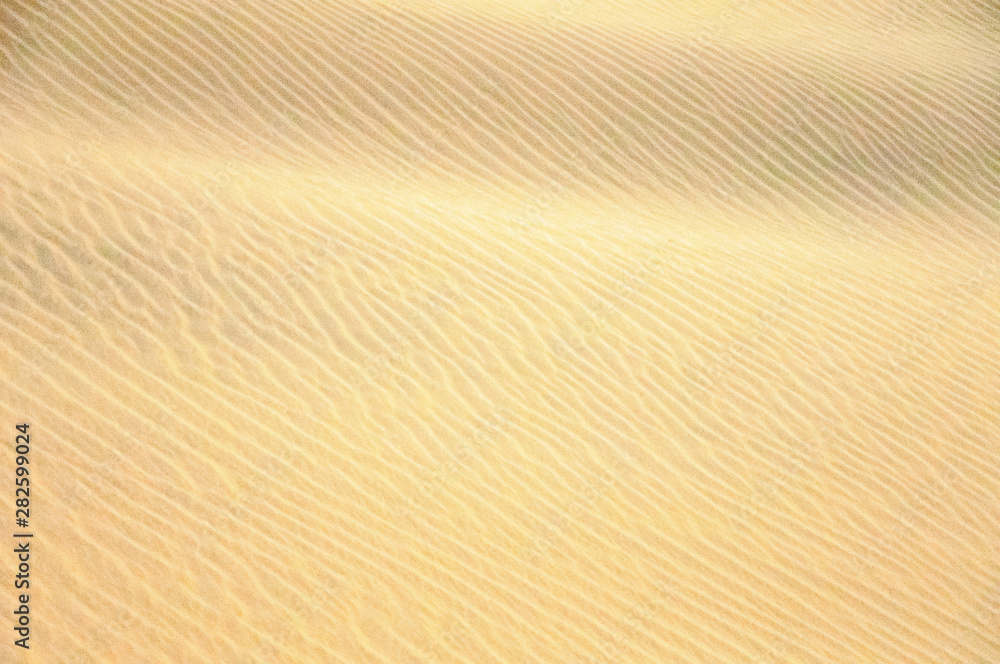 Wavy texture of sand Wavy texture of sand