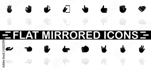 Hands - Flat Vector Icons
