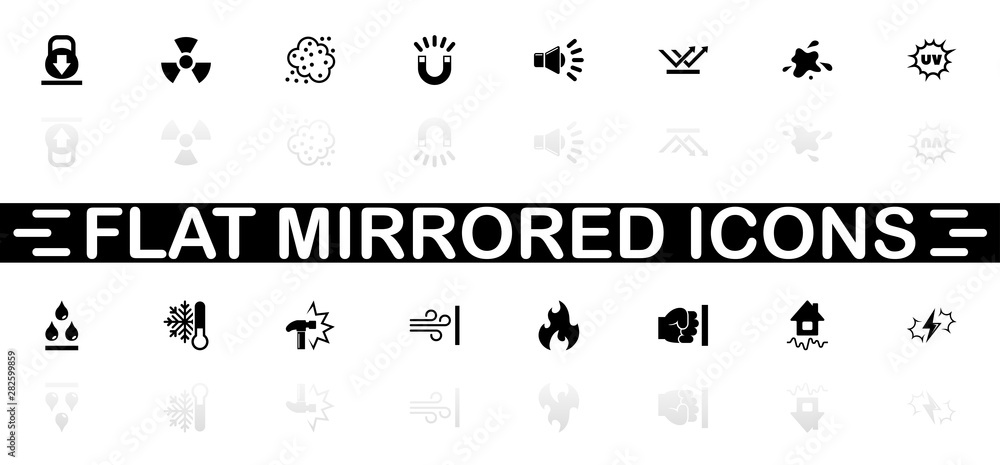 Influence - Flat Vector Icons Influence - Flat Vector Icons