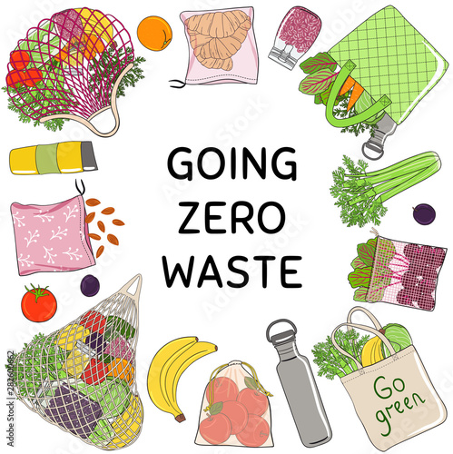 Bring your own bag. Zero waste lifestyle