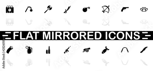Weapon - Flat Vector Icons