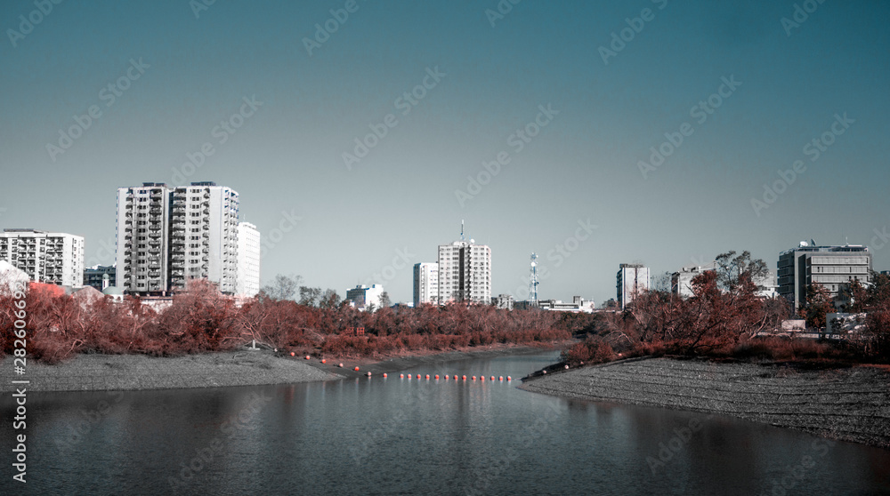 Naklejka premium skyline 