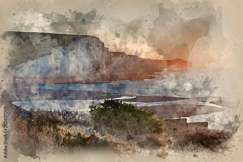 Digital watercolour paintin...
