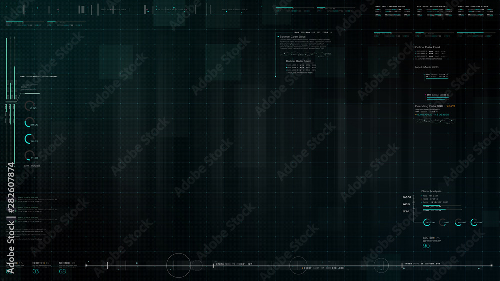 Advance motion graphic futuristic user interface head up display screen with Holographic electromagnetic engine with gravitational fields energy particles wave and digital data telemetry information Advance motion graphic futuristic user interface head up display screen with Holographic electromagnetic engine with gravitational fields energy particles wave and digital data telemetry information