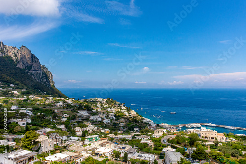 Italy, Capri, view from Piazza Umberto photo