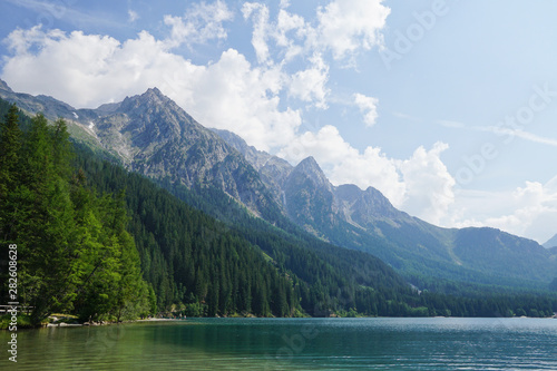 beautiful lake Antholz, South Tyrol, Italy © Kath