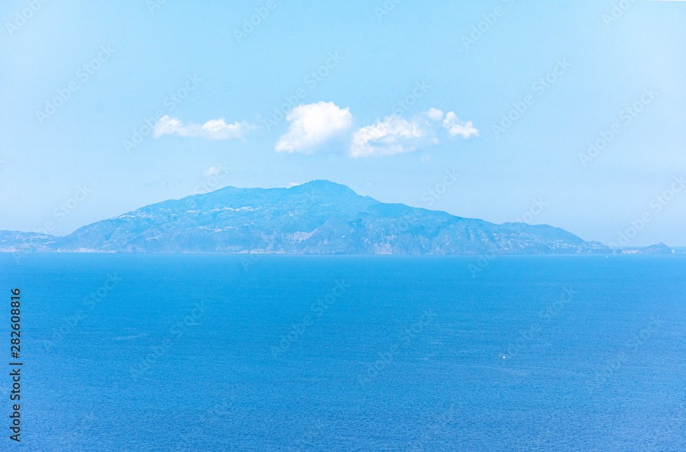 Italy, Capri, view from the top of the island Italy, Capri, view from the top of the island