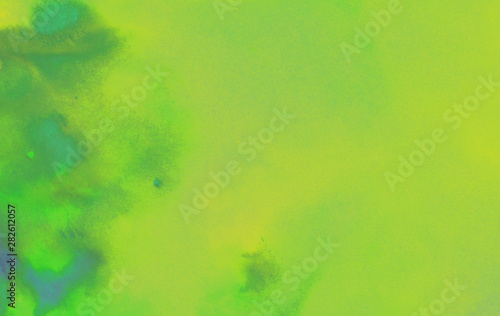Gemalter Wasserfarbe Hintergrund in grün hellgrün und dunkelgrün