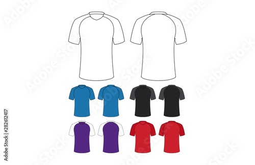 Rashguard Short Sleeve Template Design