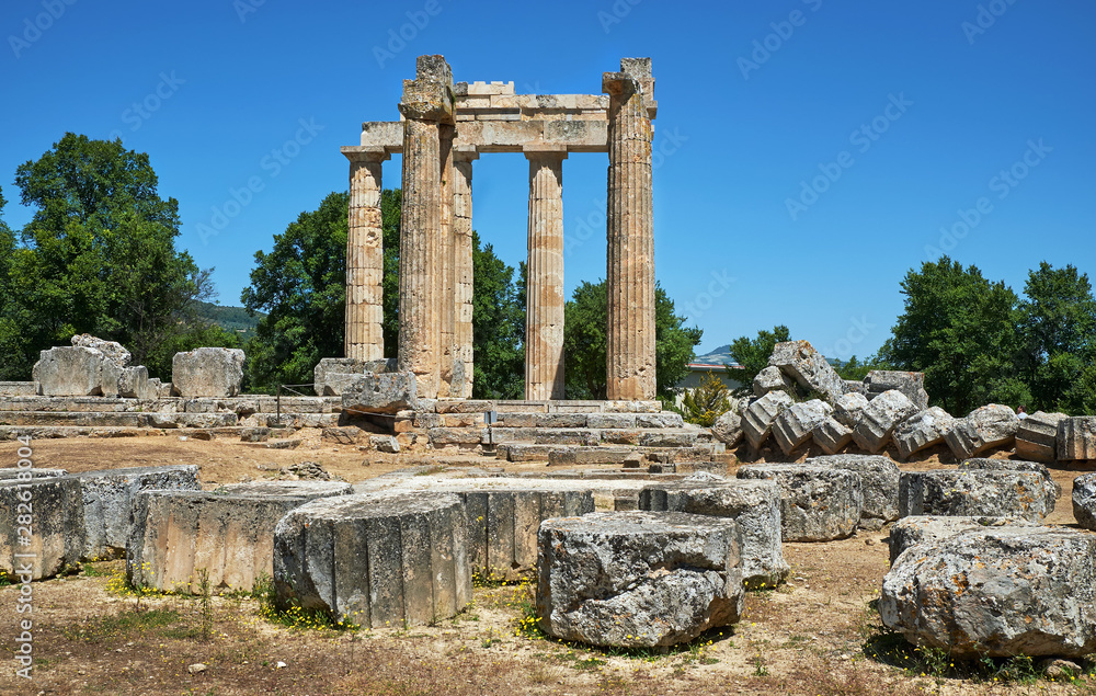 Zeus Tempel von Nemea, Peloponnes, Griechenland