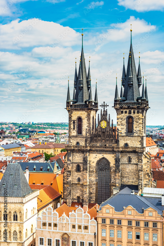 The Church of Mother of God before Tyn in Prague, Czech Republic. The Church of Mother of God before Tyn in Prague, Czech Republic.