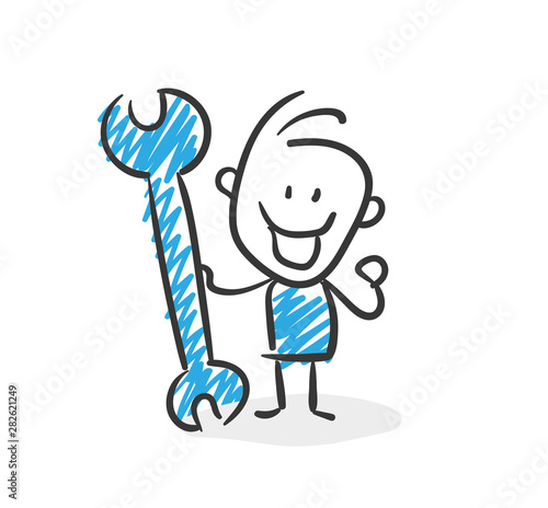 Stickman Blue: Wrenc, Tech. (Nr. 22)	