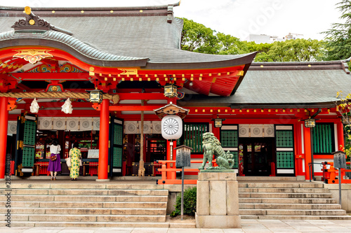 Ikuta shrine in Kobe, Japan