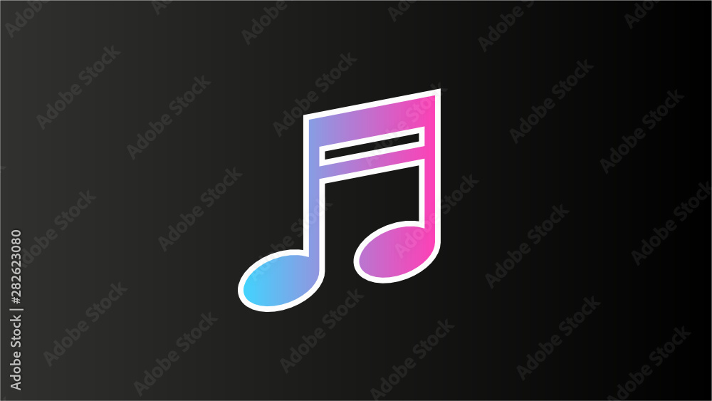 Dream Icon -Music- Blue Purple Pink Gradient Icons design for print, website and presentation Dream Icon -Music- Blue Purple Pink Gradient Icons design for print, website and presentation