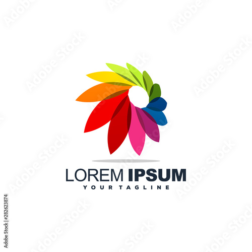 awesome colorful circle logo design