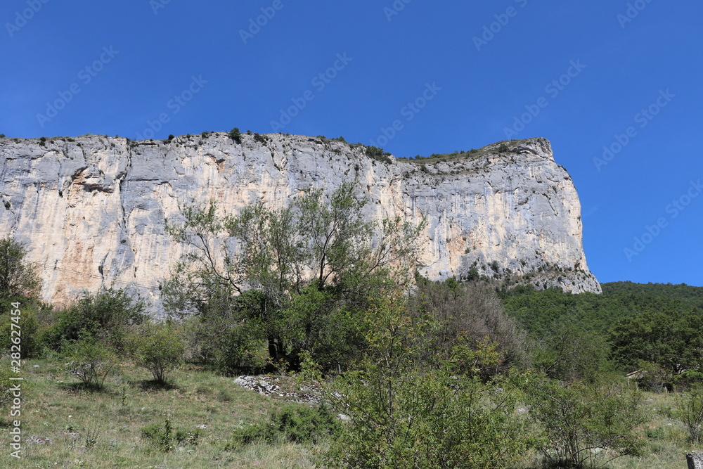 Les gorges d'ombleze dans le département de la Drôme  - France