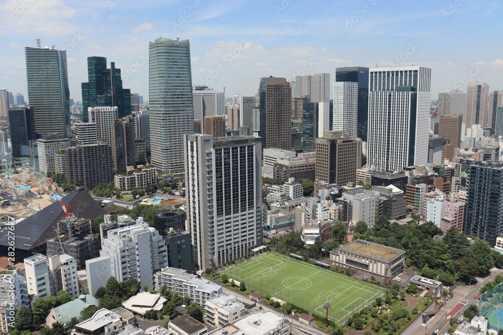 Obraz premium 東京タワーのメインデッキより撮影