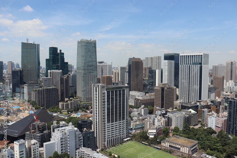 Naklejka premium 東京タワーのメインデッキより撮影