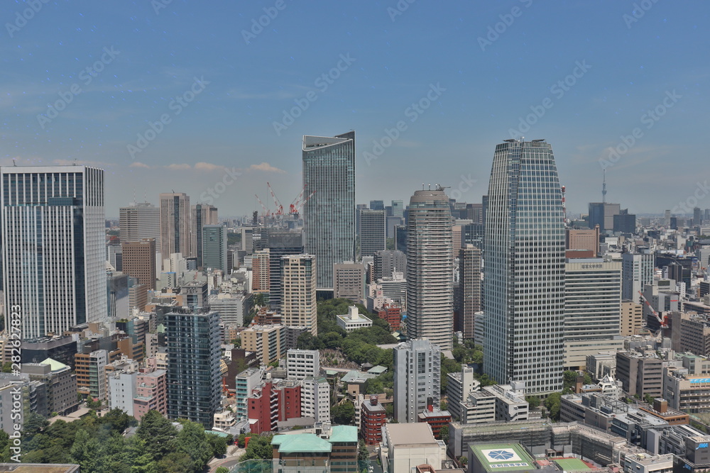 Naklejka premium 東京タワーのメインデッキより撮影