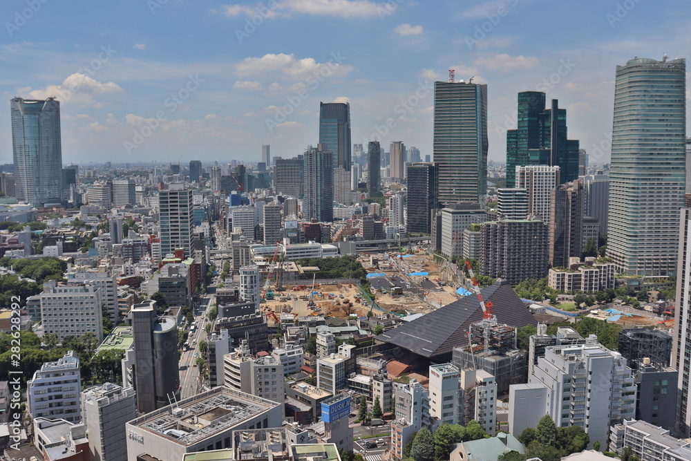 Naklejka premium 東京タワーのメインデッキより撮影